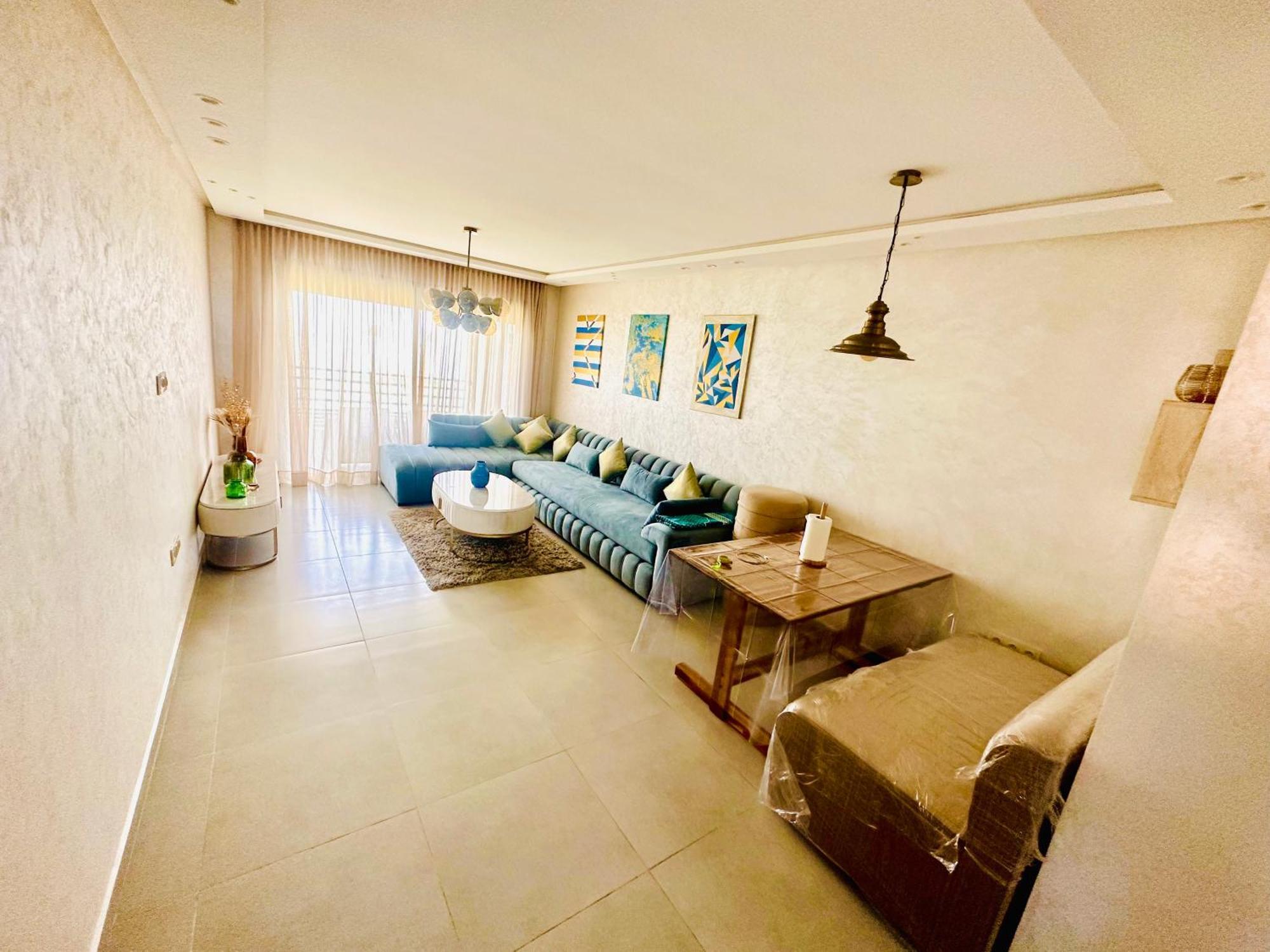 Appartement Cozy Avec Piscine シディ・ラハル エクステリア 写真