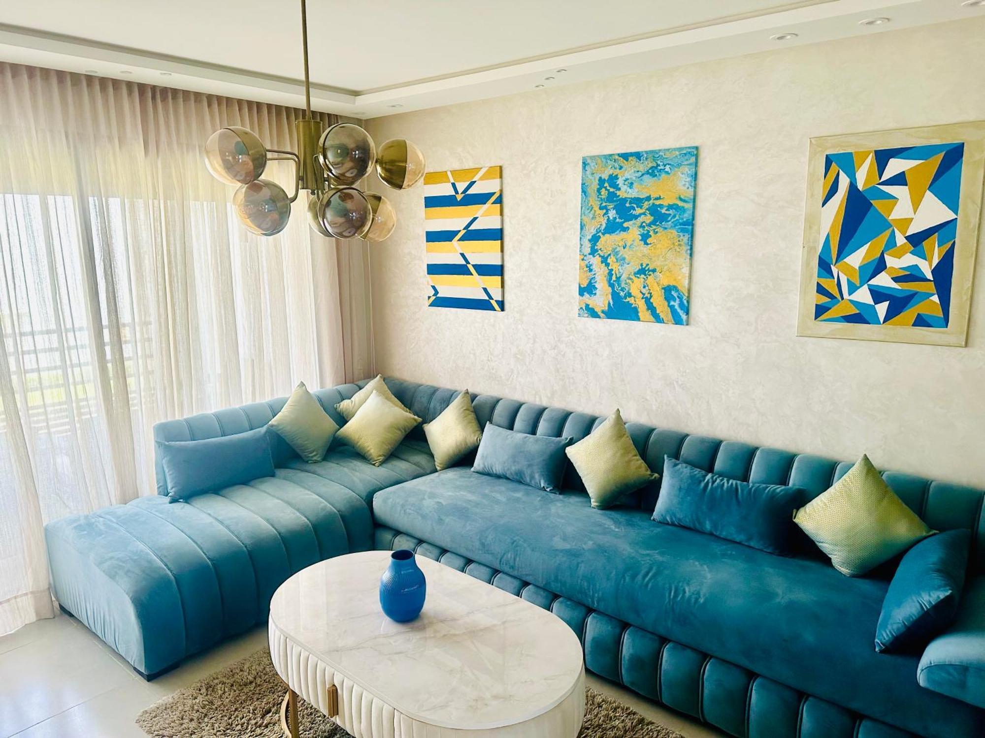 Appartement Cozy Avec Piscine シディ・ラハル エクステリア 写真